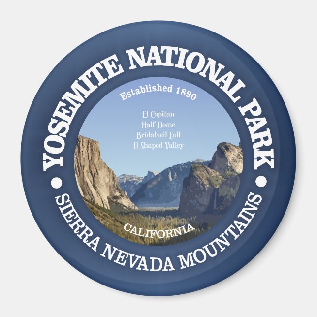 Yosemite National Park Magnet (Front)