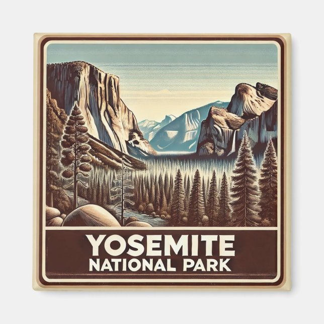 Yosemite National Park Magnet (Front)