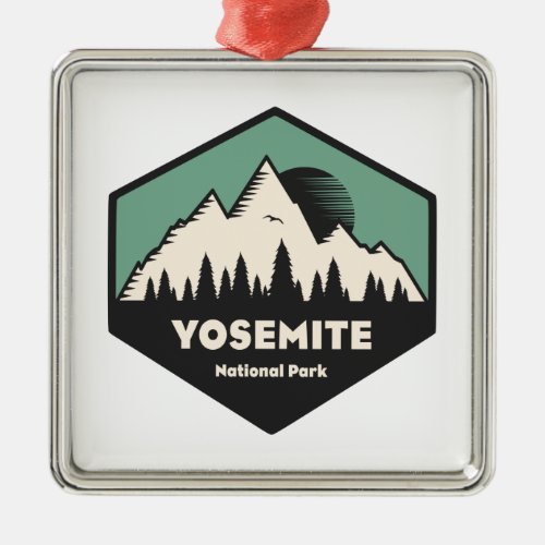 Yosemite National Park Metal Ornament