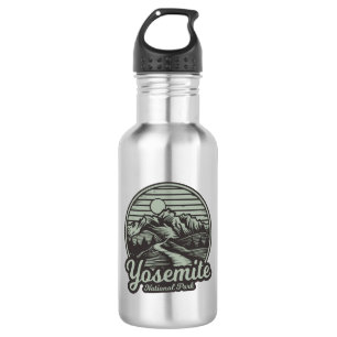 Yosemite National Park Mountain Trail Stainless Steel Water Bottle