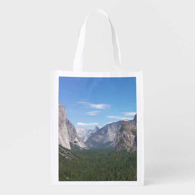 Yosemite National Park Mountain Valley Scenic Grocery Bag (Front)