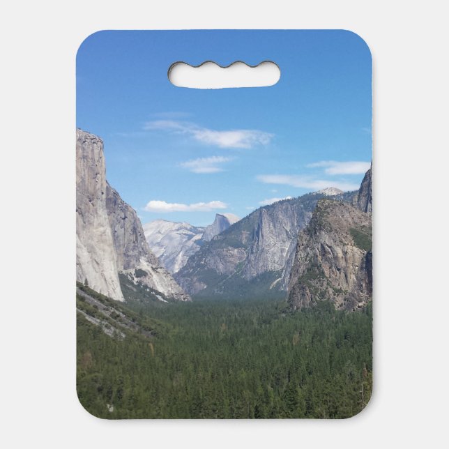 Yosemite National Park Mountain Valley Scenic Seat Cushion (Front Vertical)