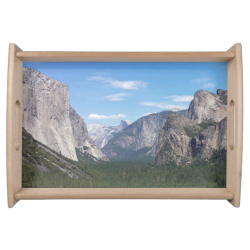 Yosemite National Park Mountain Valley Scenic Serving Tray