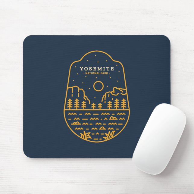 Yosemite National Park Mouse Pad (With Mouse)