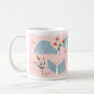 Yosemite National Park Mug in Pink