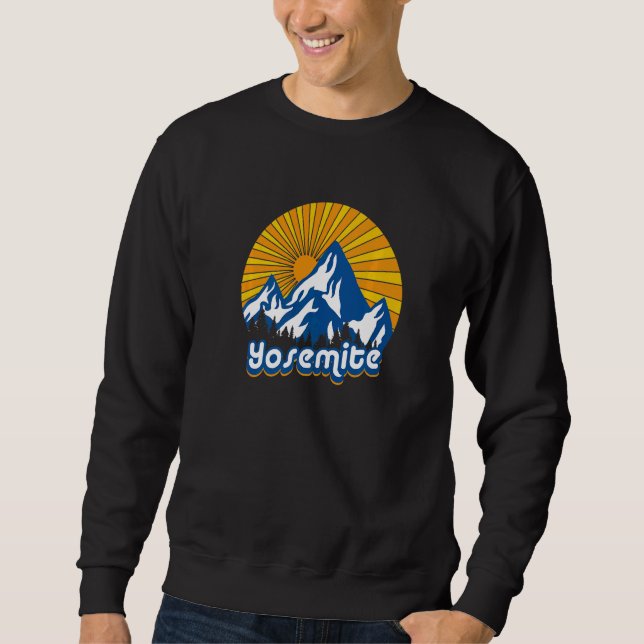 Yosemite National Park Nature  Hiking Fan  2 Sweatshirt (Front)