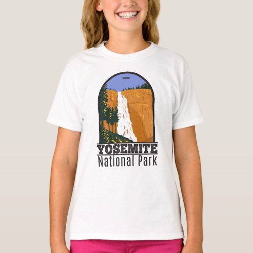 Yosemite National Park Nevada Falls California T_S T_Shirt