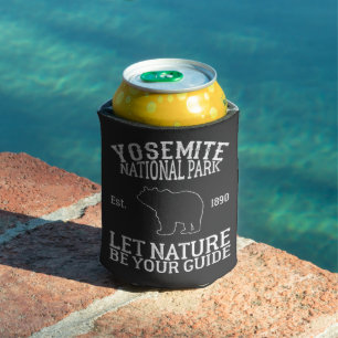 Yosemite national park outdoor black can cooler