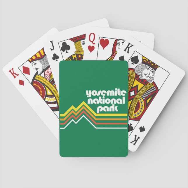 Yosemite National Park Poker Cards (Back)