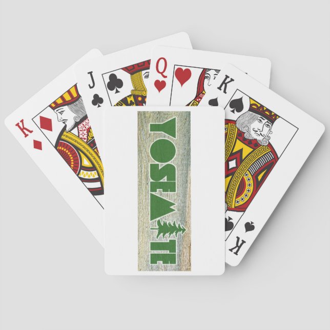 Yosemite National Park Poker Cards (Back)