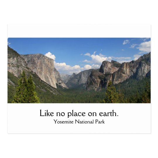 Yosemite National Park Postcard