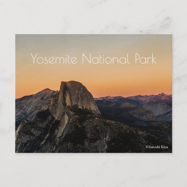 Yosemite National Park Postcard (Front)