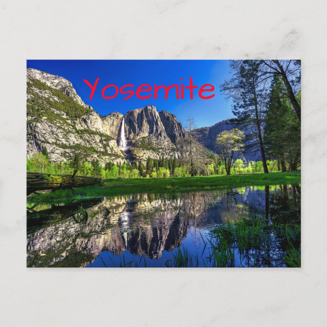 Yosemite National Park Postcard Zazzle