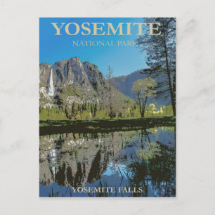 Yosemite national park postcard