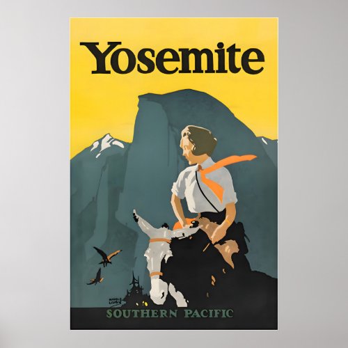 Yosemite National Park Poster Maurice Logan Art