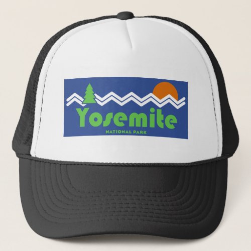 Yosemite National Park Retro Trucker Hat