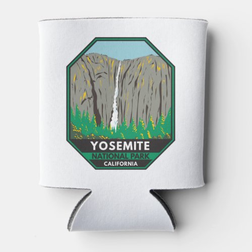 Yosemite National Park Ribbon Falls California Can Cooler