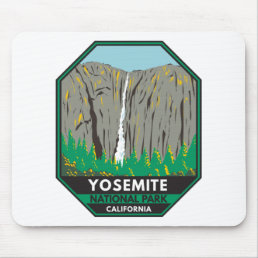 Yosemite National Park Ribbon Falls California  Mouse Pad