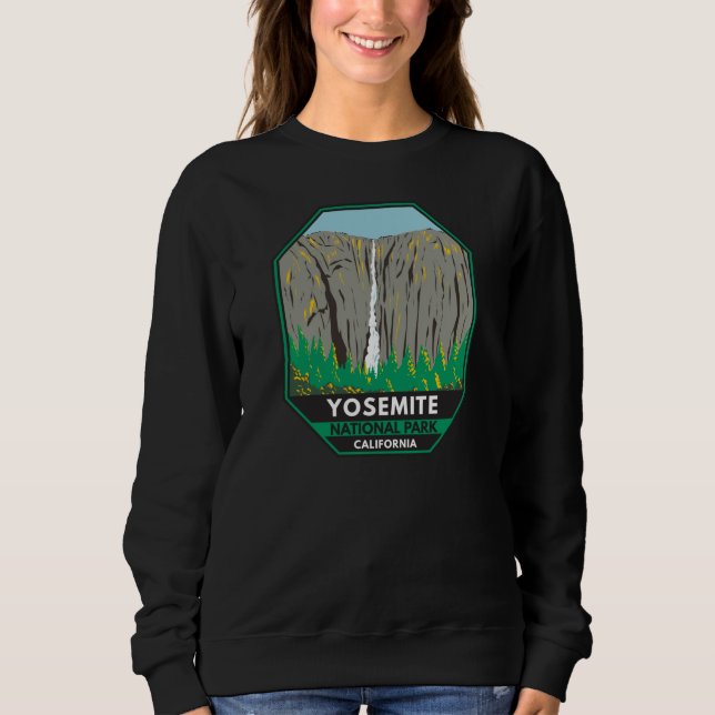 Yosemite National Park Ribbon Falls California   Sweatshirt (Front)