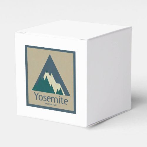 Yosemite National Park Rustic Favor Boxes