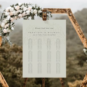 Yosemite National Park Seating Chart Wedding Sign
