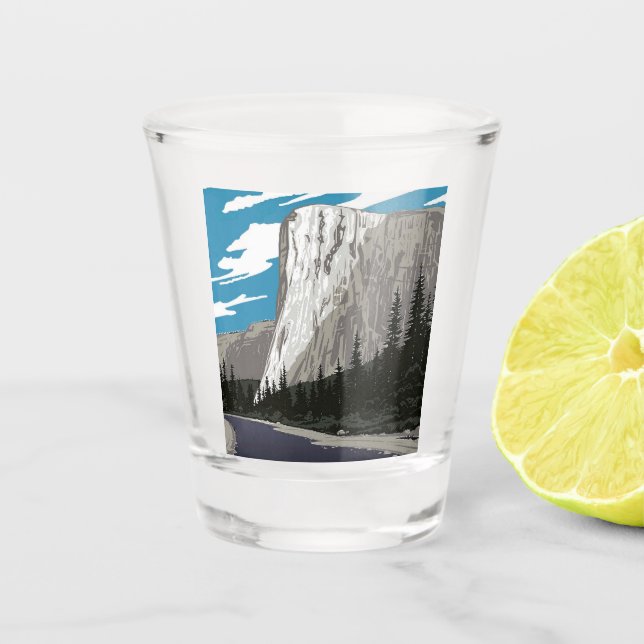 Yosemite National Park Shot Glass (Front)