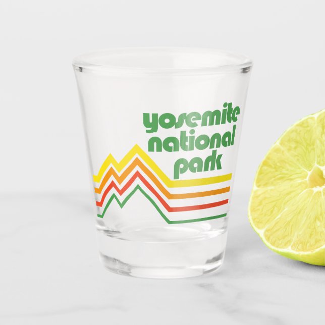 Yosemite National Park Shot Glass (Front)