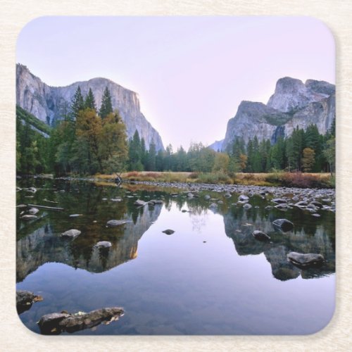 Yosemite National Park Square Paper Coaster