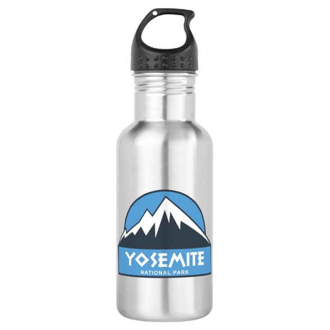 Yosemite National Park Stainless Steel Water Bottle (Front)