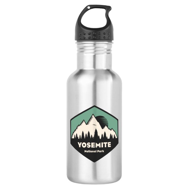 Yosemite National Park Stainless Steel Water Bottle (Front)