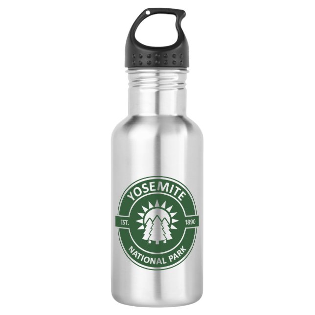 Yosemite National Park Stainless Steel Water Bottle (Front)