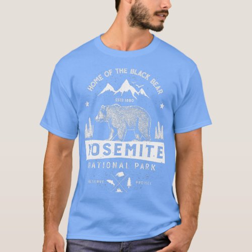 Yosemite National Park T California Bear Vintage G T_Shirt