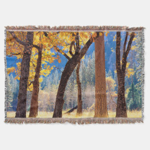 Yosemite National Park Throw Blanket