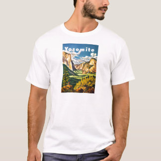 Yosemite National Park Travel Art T-Shirt