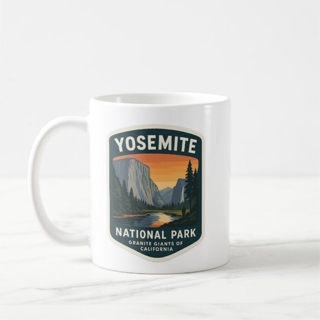 Yosemite National Park Travel Mug (Left)