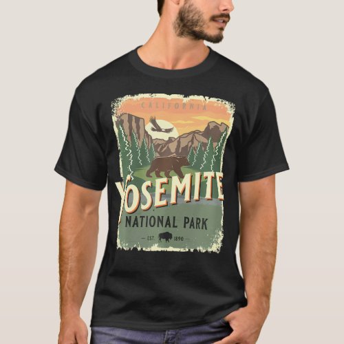Yosemite National Park Travel T_Shirt