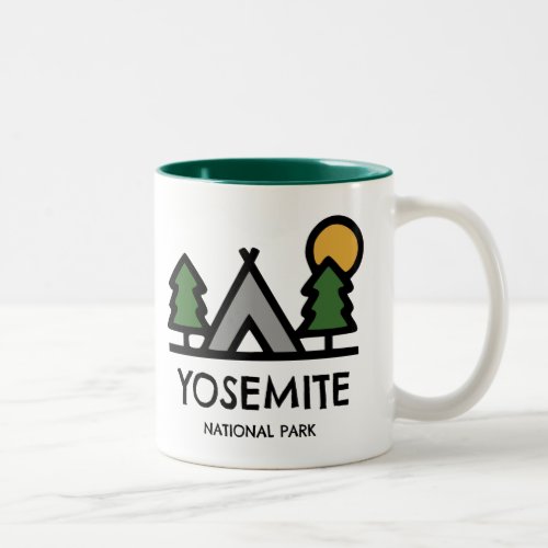 Yosemite National Park Two_Tone Coffee Mug