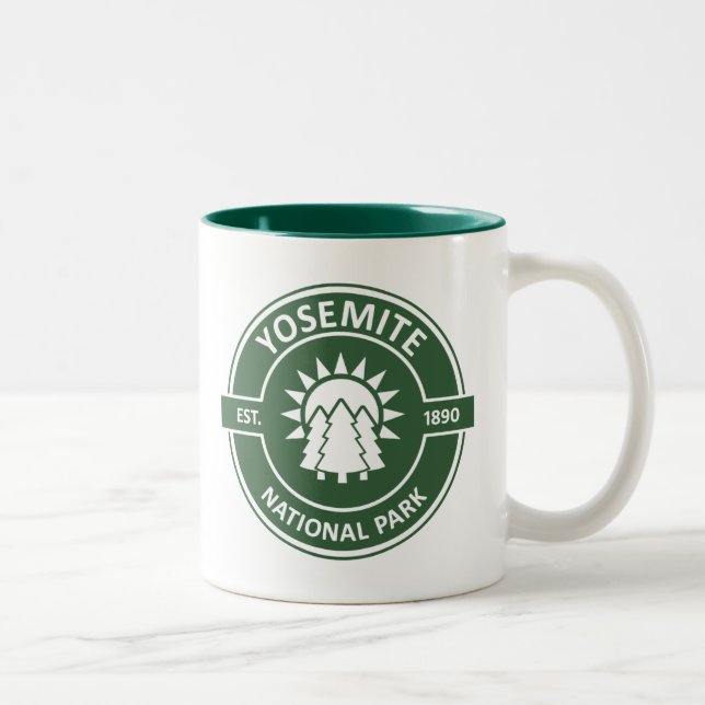 Yosemite National Park Two-Tone Coffee Mug (Right)