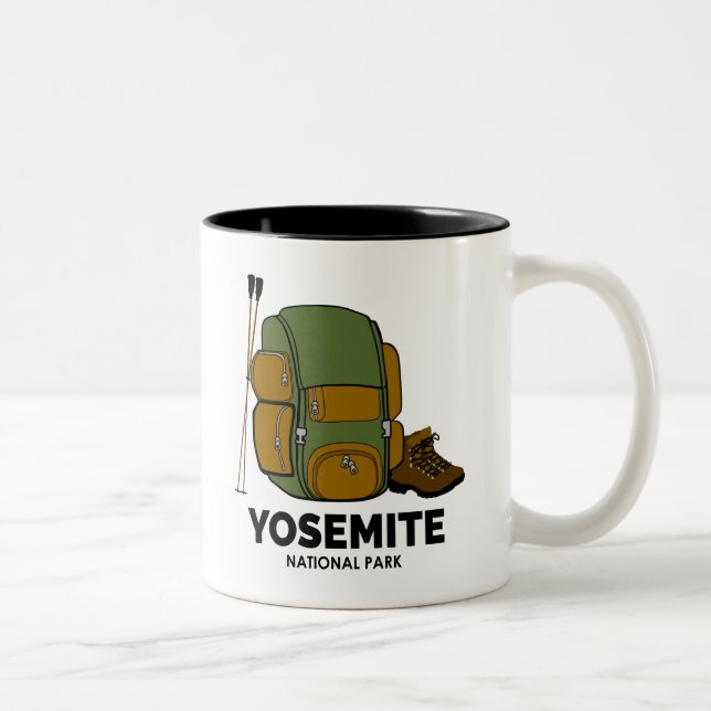 Yosemite National Park Two-Tone Coffee Mug (Right)