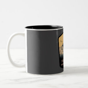 Yosemite national park Two-Tone coffee mug