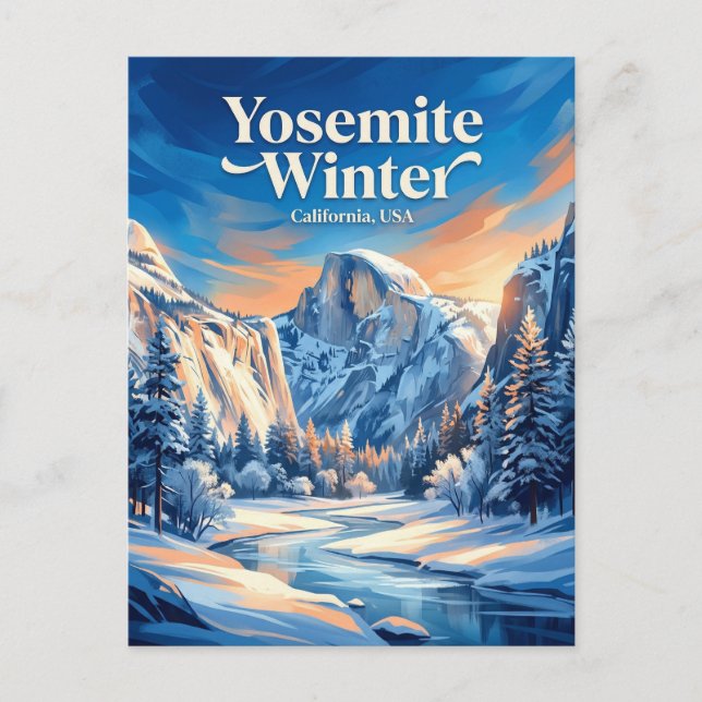 Yosemite National Park USA Postcard (Front)