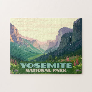 Yosemite National Park Valley Half Dome Jigsaw Puzzle