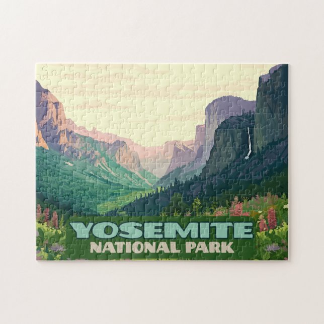 Yosemite National Park Valley Half Dome Jigsaw Puzzle (Horizontal)