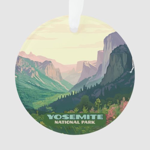 Yosemite National Park Valley Half Dome Ornament