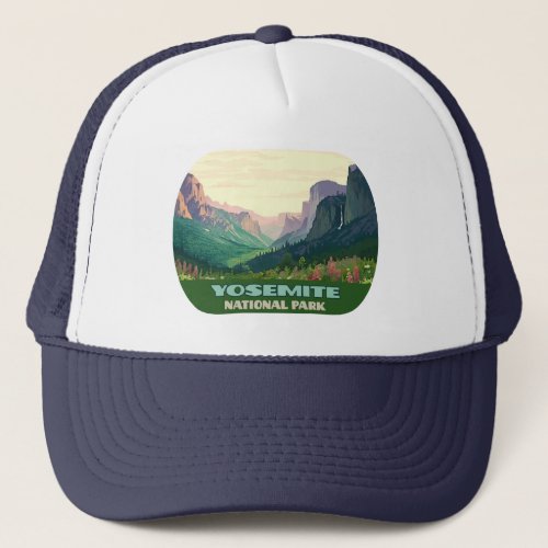 Yosemite National Park Valley Half Dome Trucker Hat