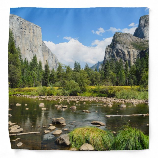 Yosemite National Park Valley View Bandana (Front)