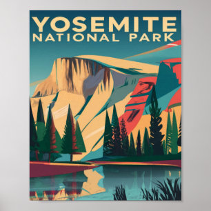 Yosemite National Park Vintage Poster