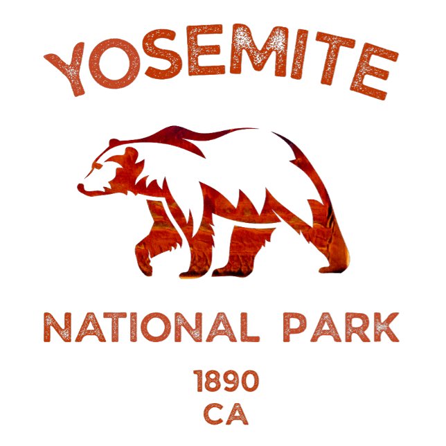 Yosemite National Park with bear T-Shirt (Creator Uploaded)