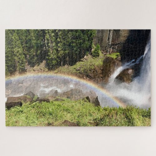 Yosemite Nationalpark Nevada Falls Regenbogen 2 Jigsaw Puzzle