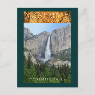 YOSEMITE NAT'L PARK-California-Yosemite Falls- Postcard